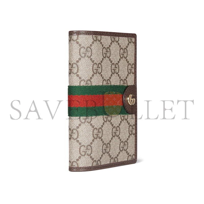 GUCCI OPHIDIA PASSPORT COVER 838470 (19.5*9.5*1cm) GUCCI OPHIDIA PASSPORT COVER 838470 (19.5*9.5*1cm)